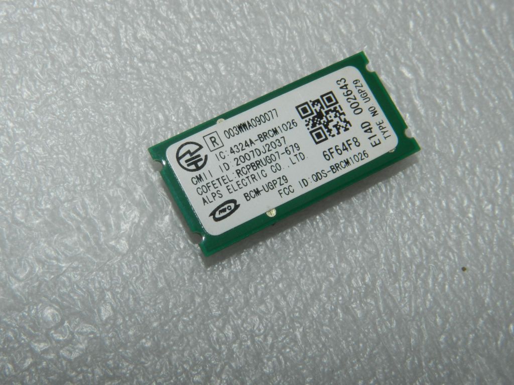 Модуль Bluetooth Sony Vaio VGN-AW41MF  (VGN-AW) (BCM-UGPZ9) - фото фото фото 1