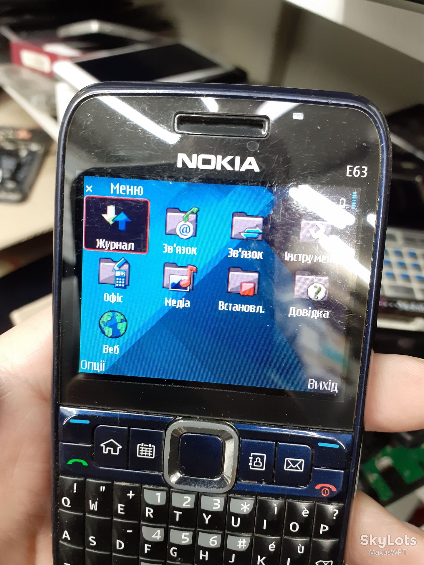 #shop Nokia E63 Blue Original - фото фото фото 1