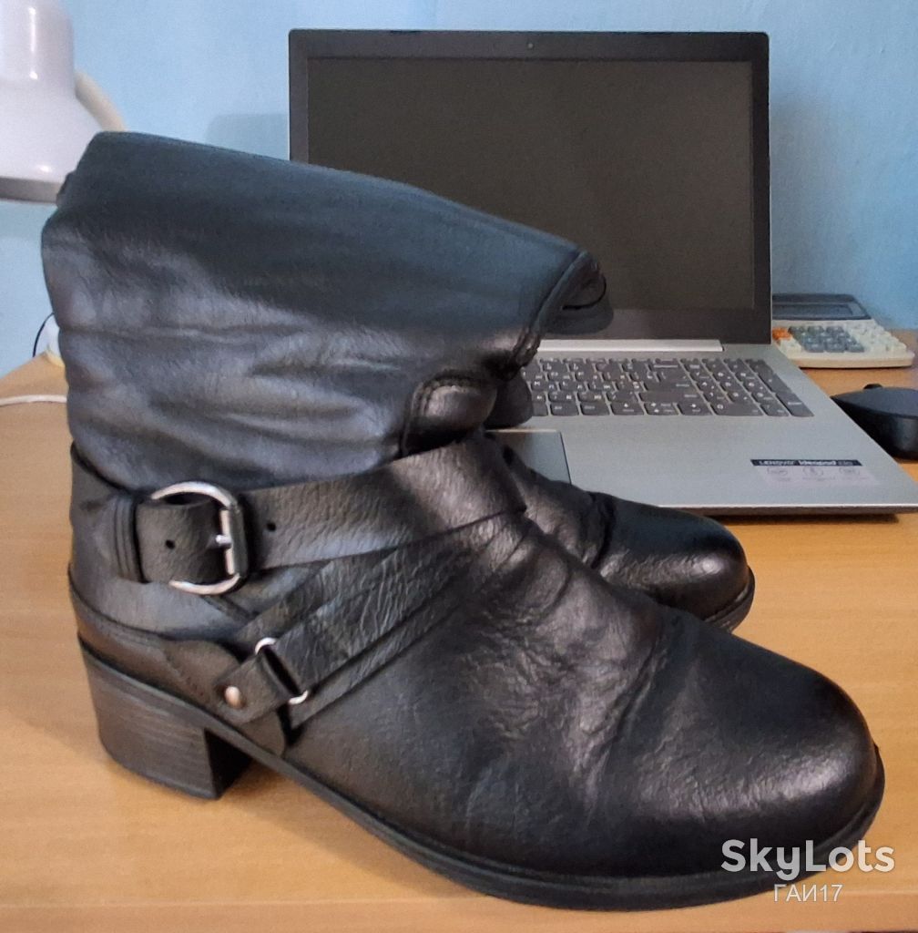 Сапоги «LuftPolster»/Румыния/eur-38/us-7,5/Color-Black. - фото фото фото 2