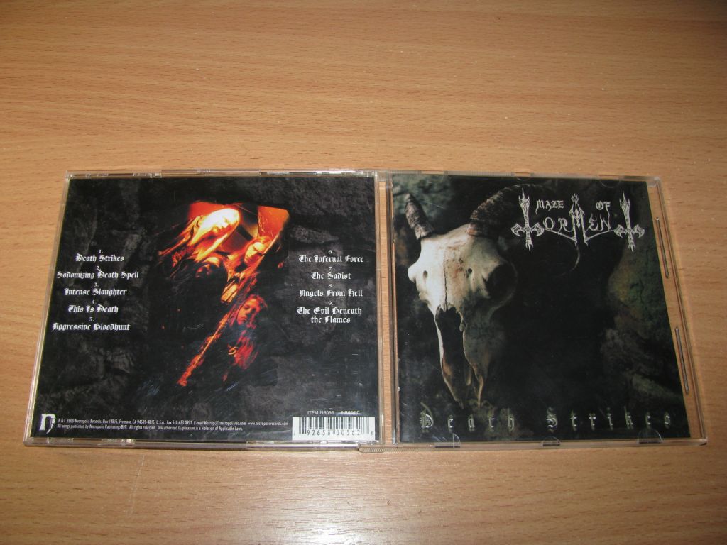 MAZE OF TORMENT - Death Strikes  (2000 Necropolis 1st press,USA) - фото фото фото 0
