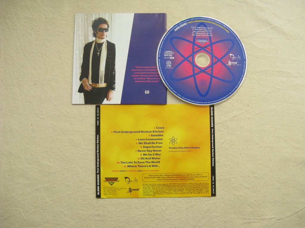 CD Deep Purple Family. Glenn Hughes. First Underground Nuclear Kitchen. 2008. - фото фото фото 2