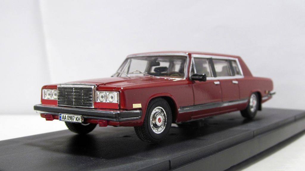Конверсия красный ЗИЛ-41045 1983, DiamonD. Перекрас, лак, детализация 1:43 бокс. - фото фото фото 10