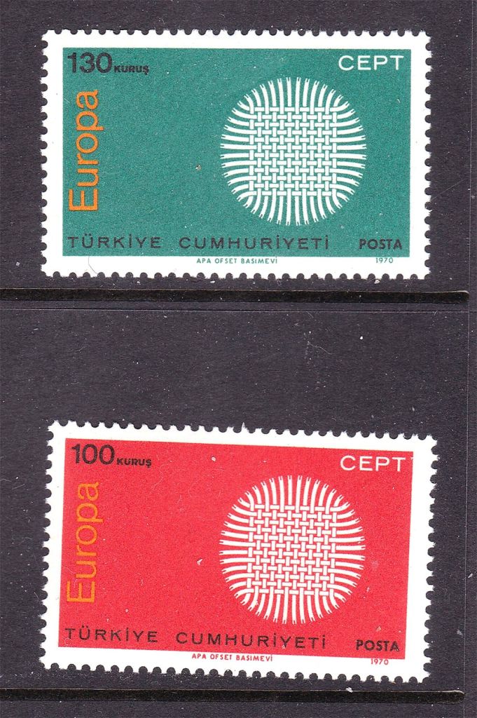Турция 1970 г MNH - EUROPA  - CEPT - фото фото фото 0