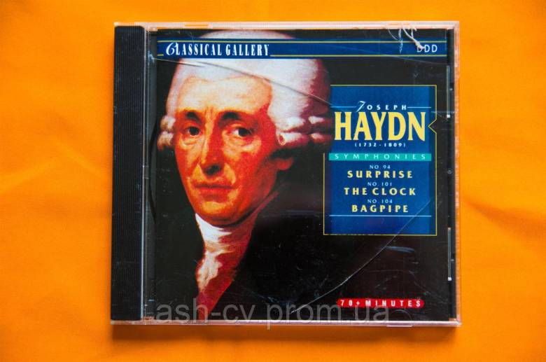 Музичний диск CD. HAYDN  symp.no. 94, 101, 104 (1994) - фото фото фото 0