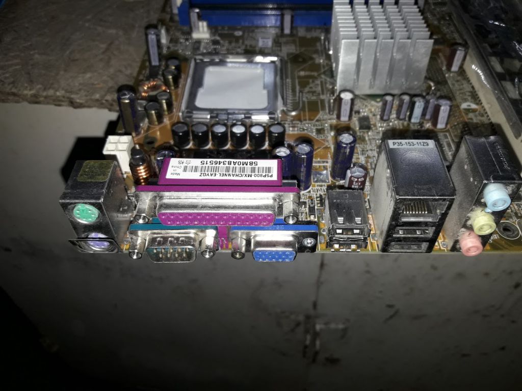 Мат. плата ASUS P5P800-MX LGA775 i865GV SVGA+LAN SATA MicroATX 4DDR - фото фото фото 2