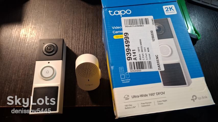 умный видеозвонок с камерой TP-Link Tapo D210 - фото фото фото 0