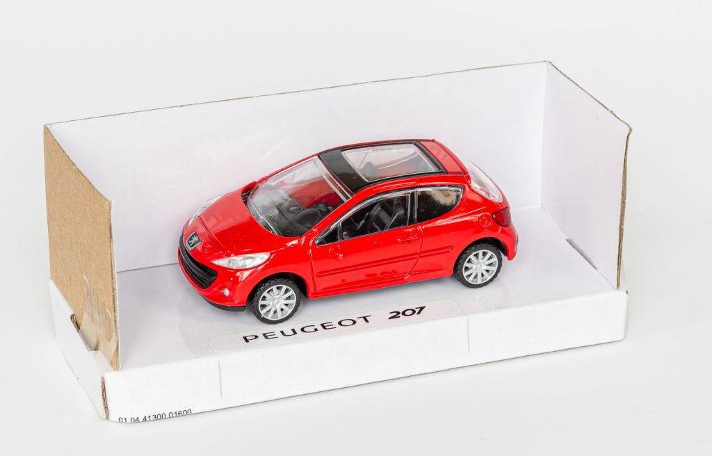 1:43 Peugeot 207 2006-09 red, RAStar - фото фото фото 1
