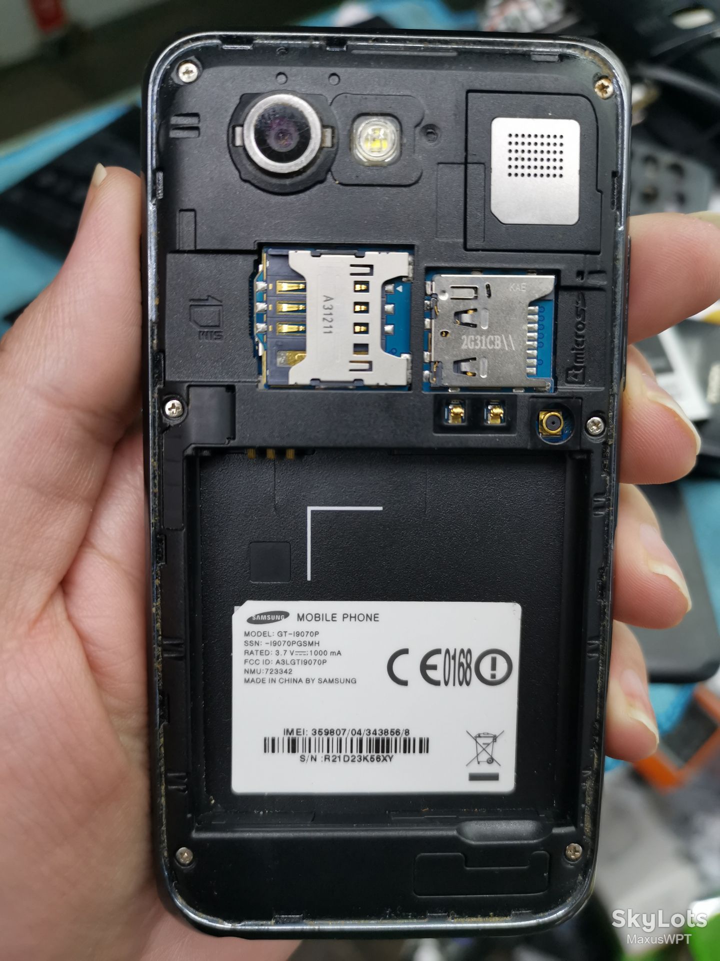 #981 Sklad Samsung Galaxy S Advance I9070P black - фото фото фото 1