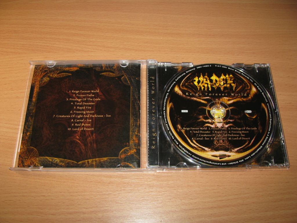 VADER - Reign Forever World    (2001 Metal Blade 1st press) - фото фото фото 1