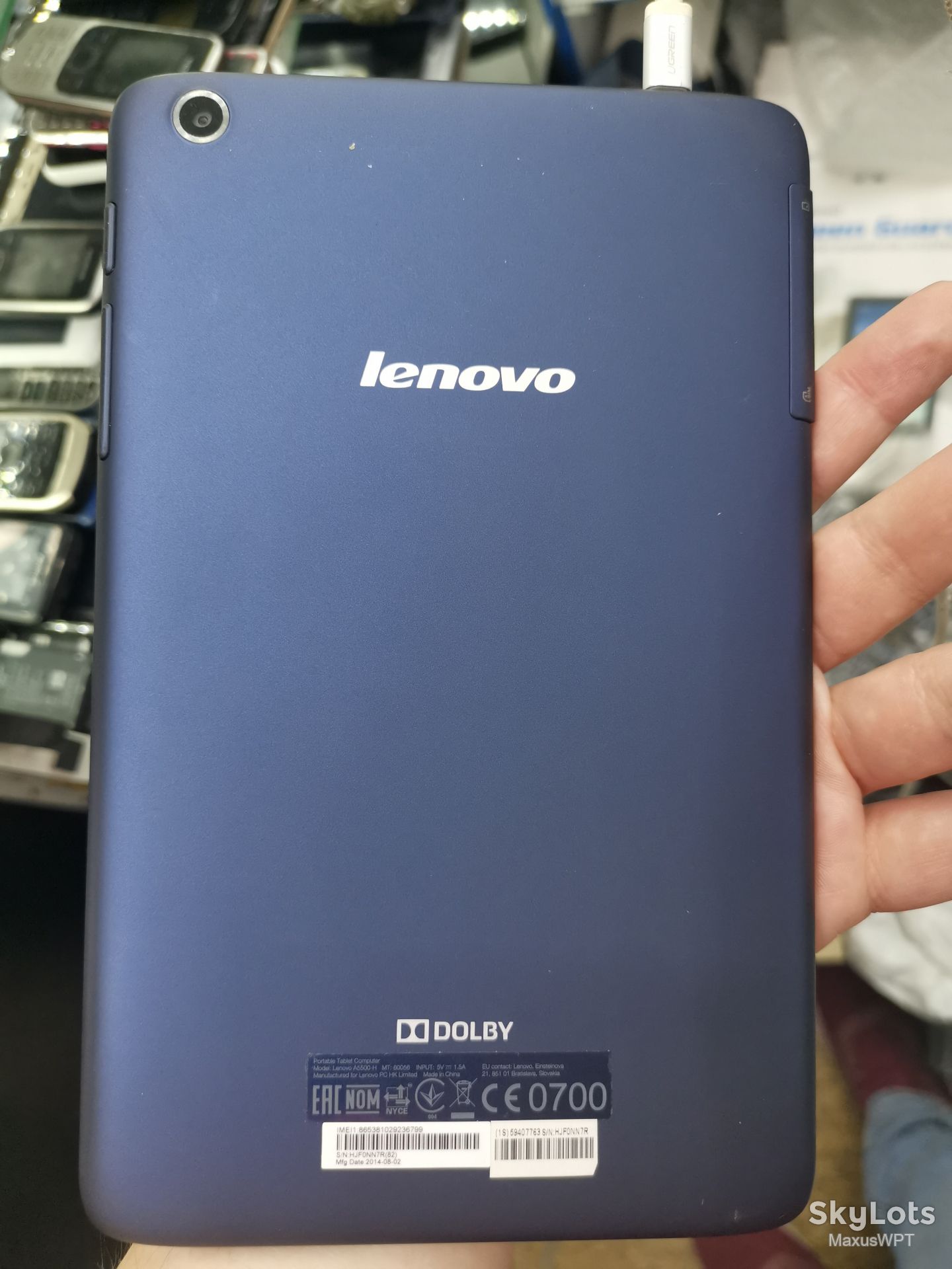 #1127 Sklad Lenovo A5500 blue 3g - фото фото фото 1