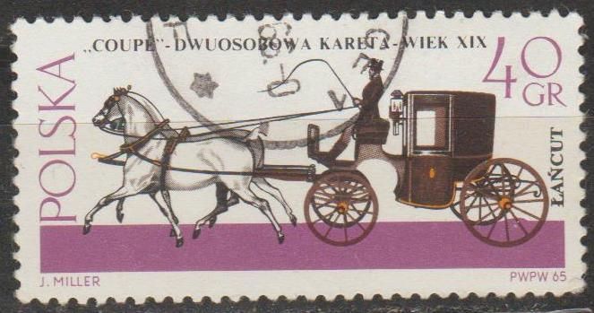 Польша 1965 повозка лошадь карета распродажа - фото фото фото 0