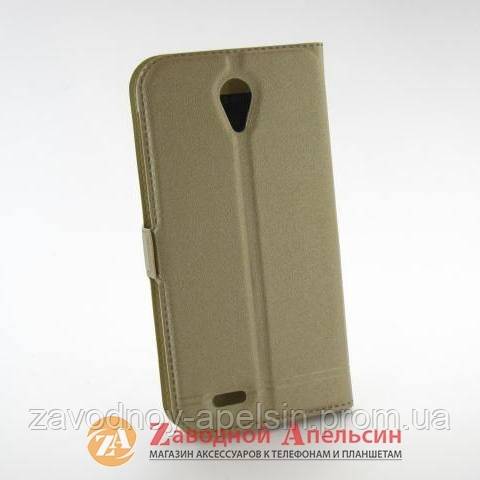 Чехол книжка Lenovo S820 Smart Case gold - фото фото фото 1