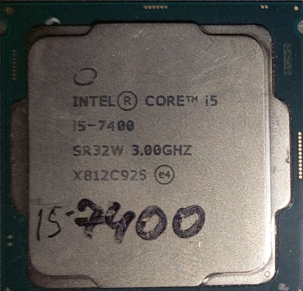 Б/В Процесор Intel Core i5-7400 3.00GHz/6MB/8GT/s Socket 1151 - фото фото фото 0