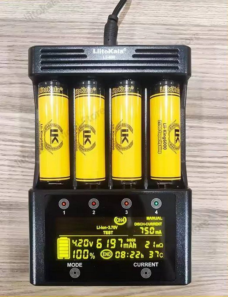 Акумулятор LiitoKala KING6000 21700 високоємна Li-Ion батарея 6000mAh - фото фото фото 4