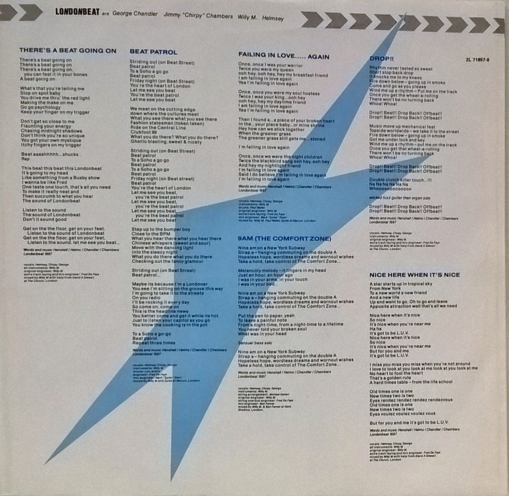 Londonbeat - Speak - 1988.   (LP). 12. Vinyl. Пластинка. Germany. - фото фото фото 4