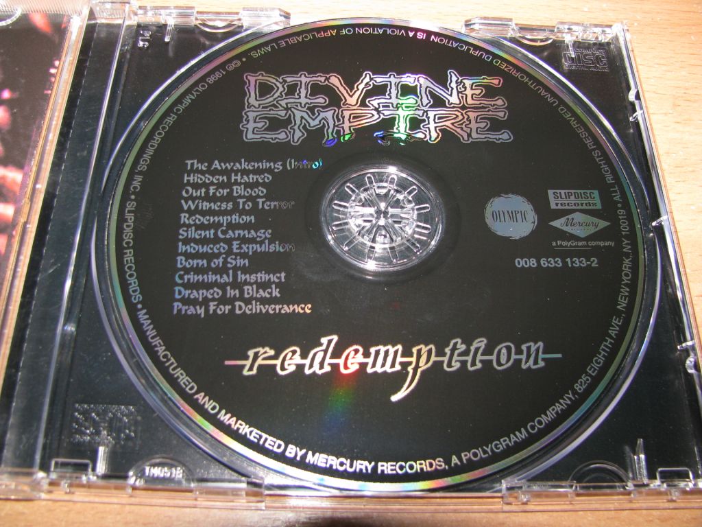 DIVINE EMPIRE - Redemption  (1998 Olympic 1st press,USA) - фото фото фото 2