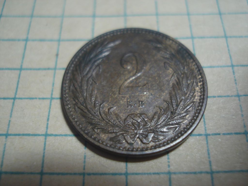 2філера 1896 Угорщина - фото фото фото 1