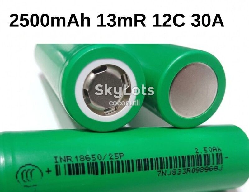 Акумулятор 18650 25P EVE 2500mAh 30A високострумовий - фото фото фото 0