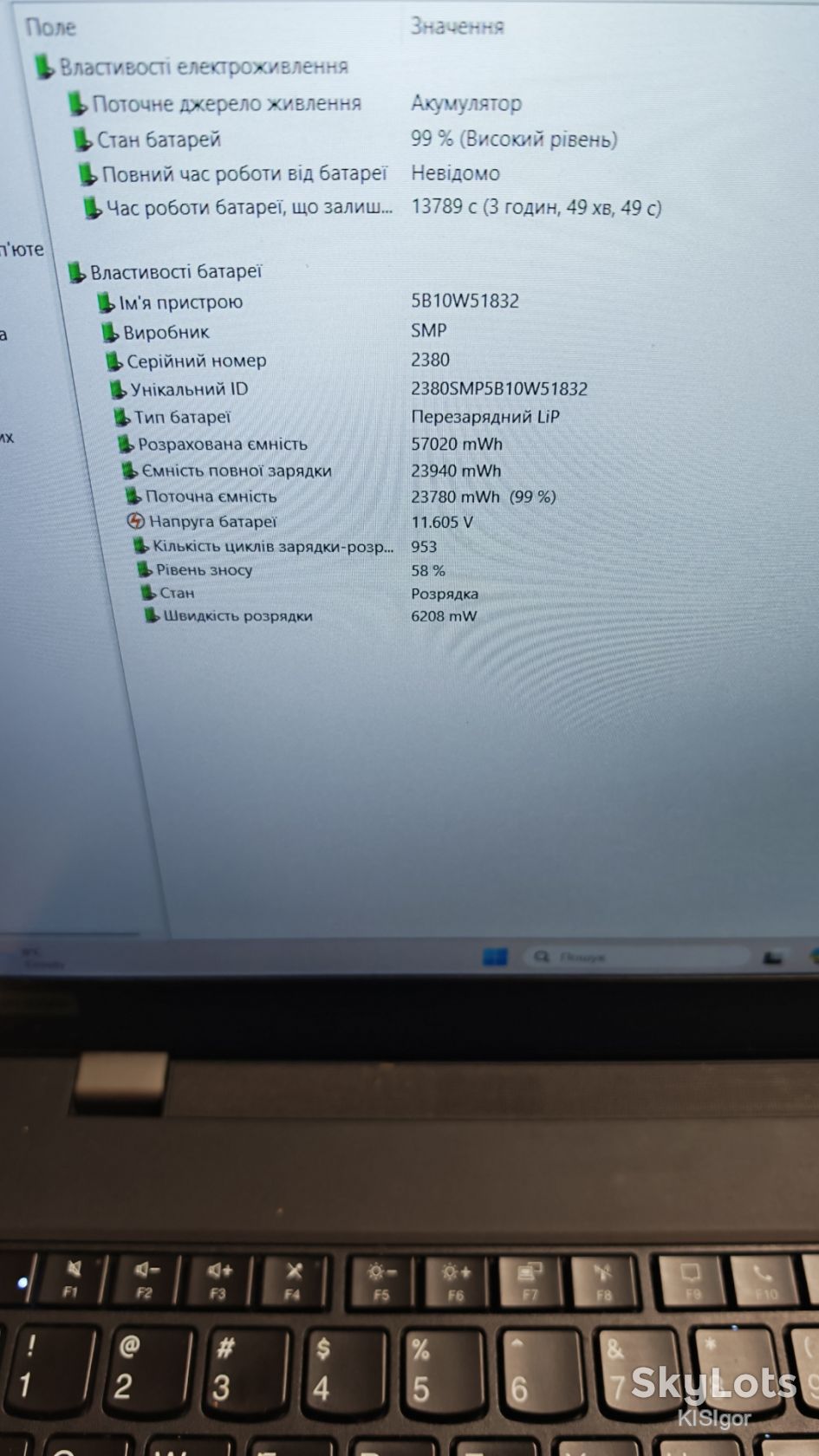 Ноутбук Lenovo ThinkPad T15 Gen 2 I5-1145G7/16Gb/256SSD - фото фото фото 6