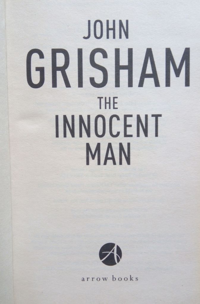 Innocent Man The John Grisham English на Английском книга - фото фото фото 2