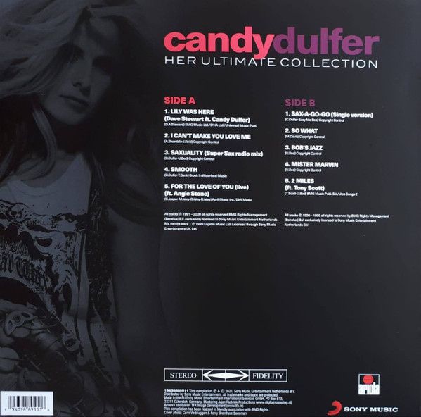 Candy Dulfer - Her Ultimate Collection - 1990-2017.   (LP). 12. Vinyl. Пластинка. Holland - фото фото фото 1