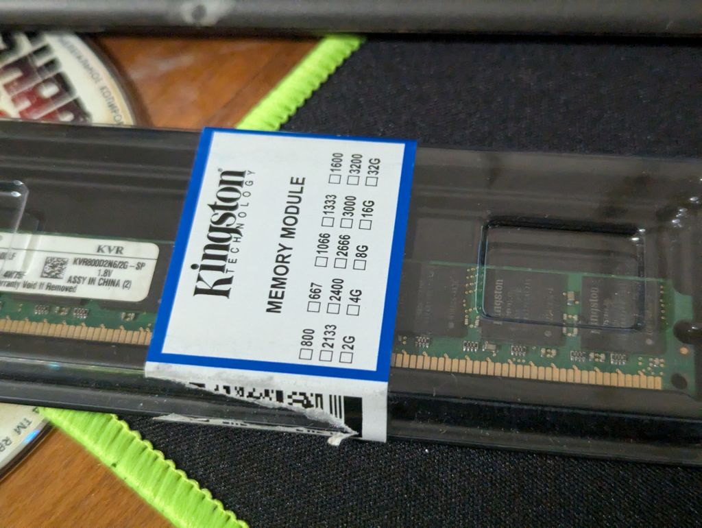Kingston DDR2 2GB 800MHz PC2-6400 DDR2 DDRII ДДР2 ОЗУ RAM 2ГБ - фото фото фото 3