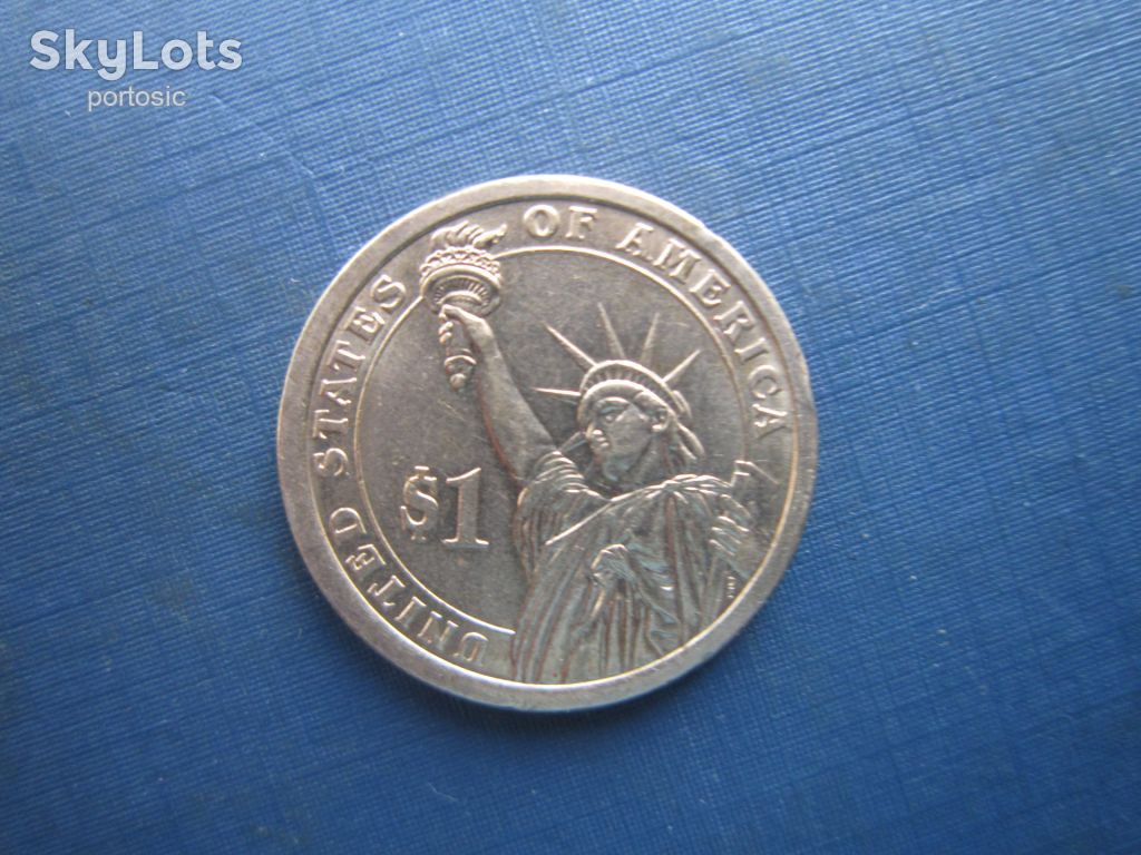 Монета 1 долар США 2009 Р 10-й президент Джон Тайлер - фото фото фото 1