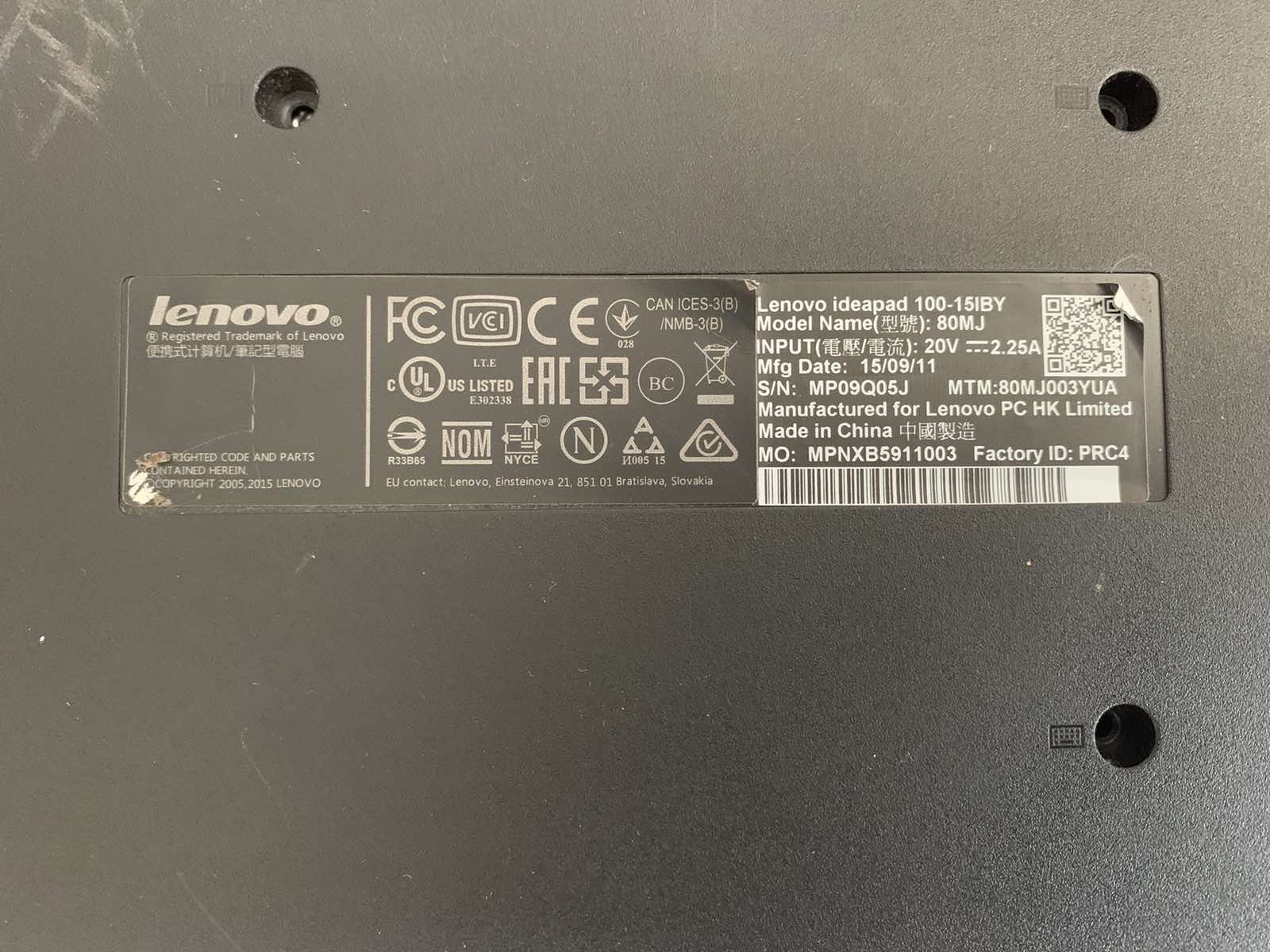 Lenovo ideapad 100-15IBY - фото фото фото 2