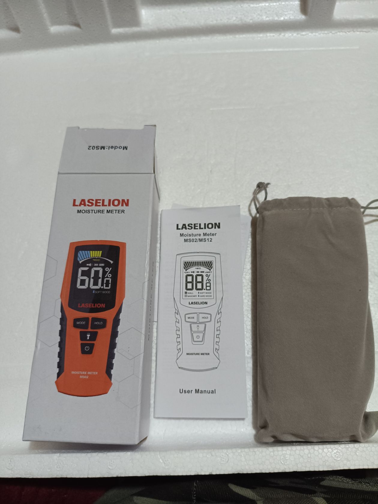 Настінний вологомір Laselion Moisture Meter. Амазон. - фото фото фото 3