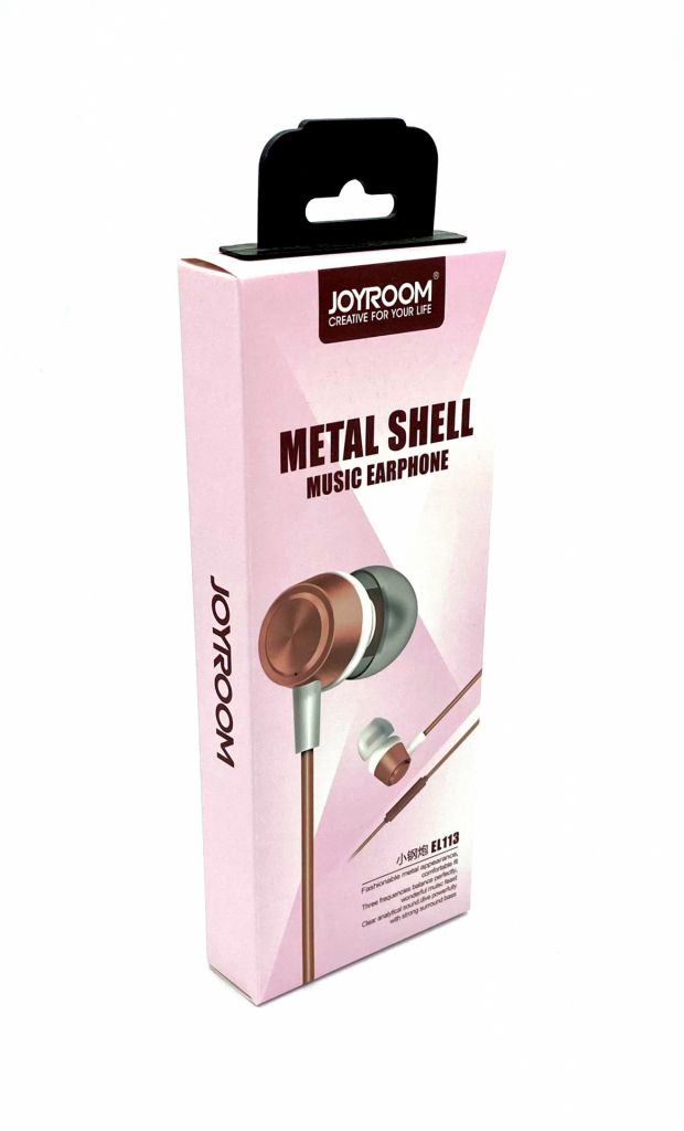 Наушники с микрофоном Joyroom JR-EL113 Rose Gold - фото фото фото 0