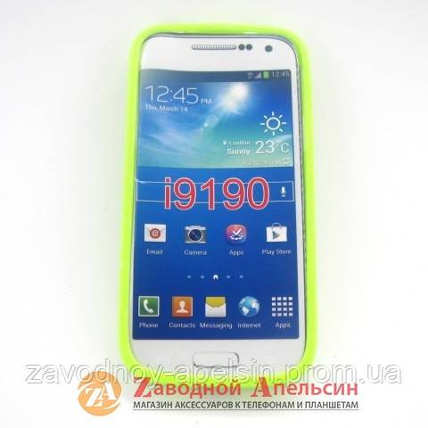 Samsung i9190 S4 mini чехол Cover (салатовый) - фото фото фото 0