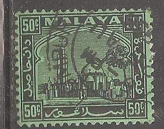 Бр.Малайя   (Селангор) 1936 Sc.56 гаш. - фото фото фото 0