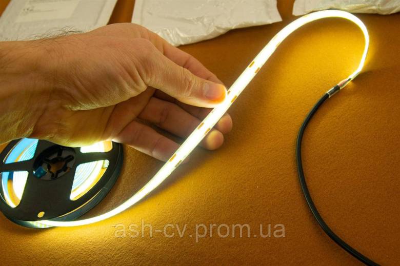 Світлодіодна, стрічка, USB, LED, 2 метри, COB, 320LEDs, 6000K, Cold White - фото фото фото 5