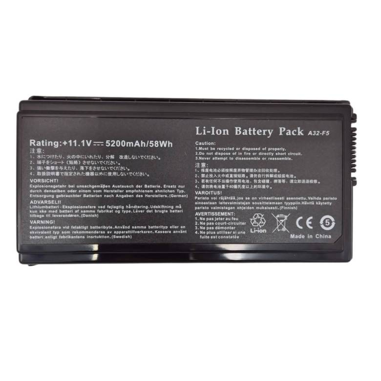Батарея A32-F5 для ASUS Pro55G, Pro55GL, Pro55SL, Pro55SR, Pro50VL, Pro55S (11.1V 5200mAh) - фото фото фото 0