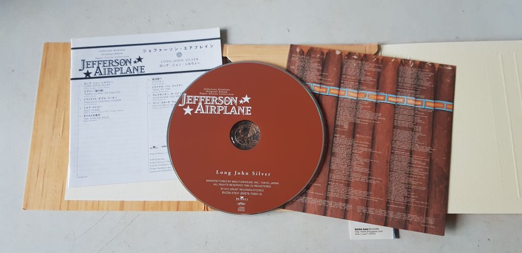 Jefferson Airplane Long John Silver CD фірмовий - фото фото фото 3