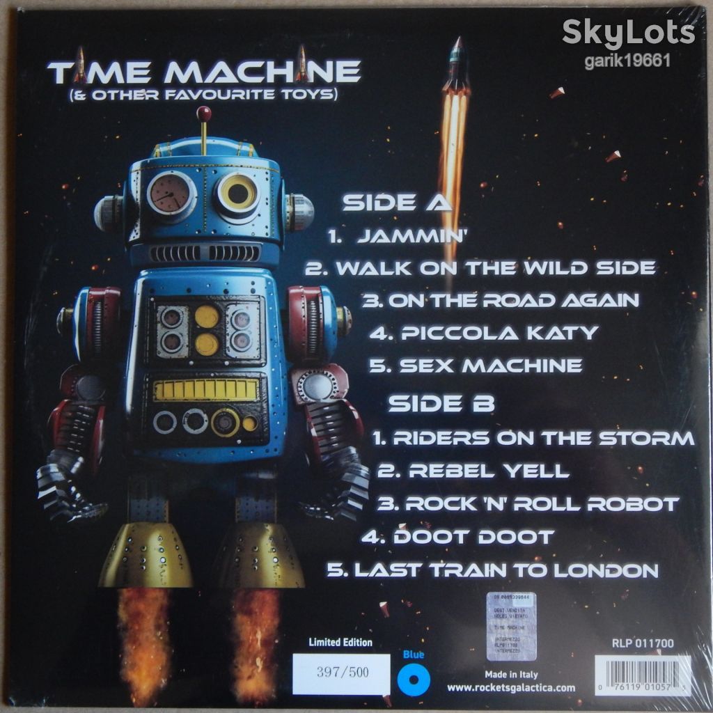 Rockets – Time Machine  (Intermezzo srl – RLP 011700, Italy, Numbered) Sealed - фото фото фото 1