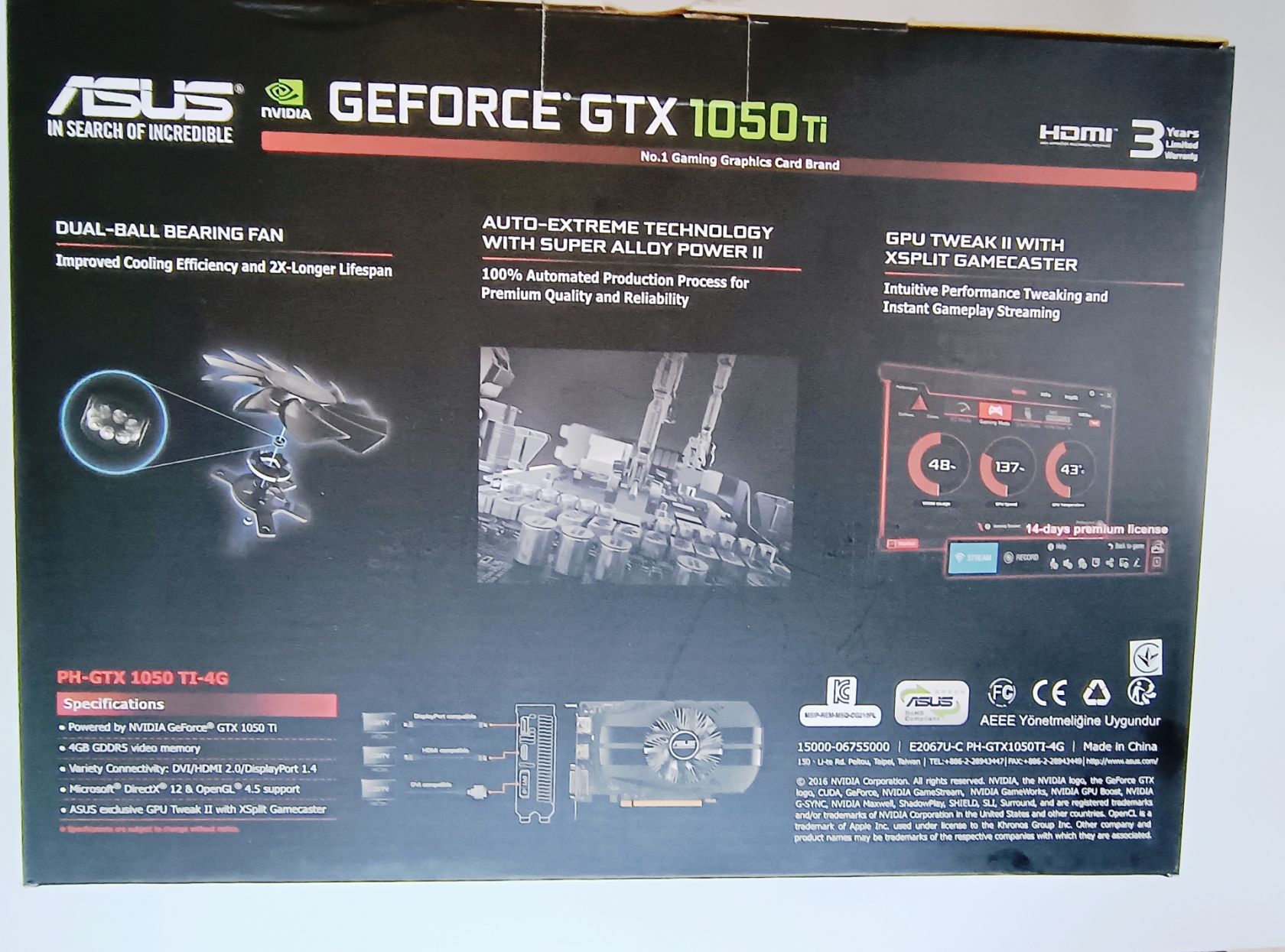 ASUS GeForce GTX 1050 Ti - фото фото фото 5