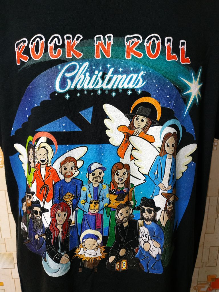 Футболка чоловіча чорна ROCK N ROLL p-p L - фото фото фото 1
