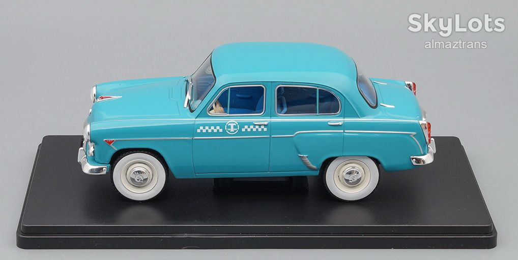 Москвич 407 такси    (1960) масштаб 1:24 - Легендарные советские автомобили №68 - фото фото фото 4