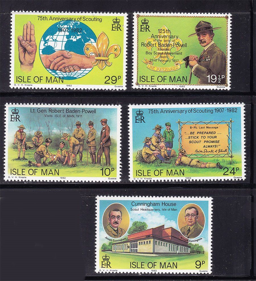 Мэн / Man 1982 г MNH - скауты - - фото фото фото 0
