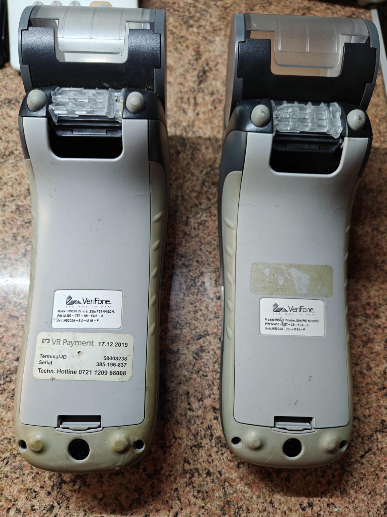 Торгівельне обладнання, POS термінали VeriFone H5000 2 шт з США! - фото фото фото 4