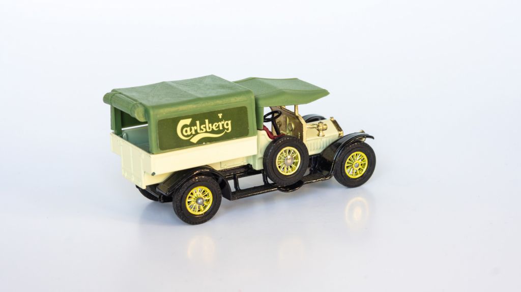 1:47 Crossley 20/25 Tender 1918 Carlsberg, MATCHBOX Y-13 England 1973 - фото фото фото 4