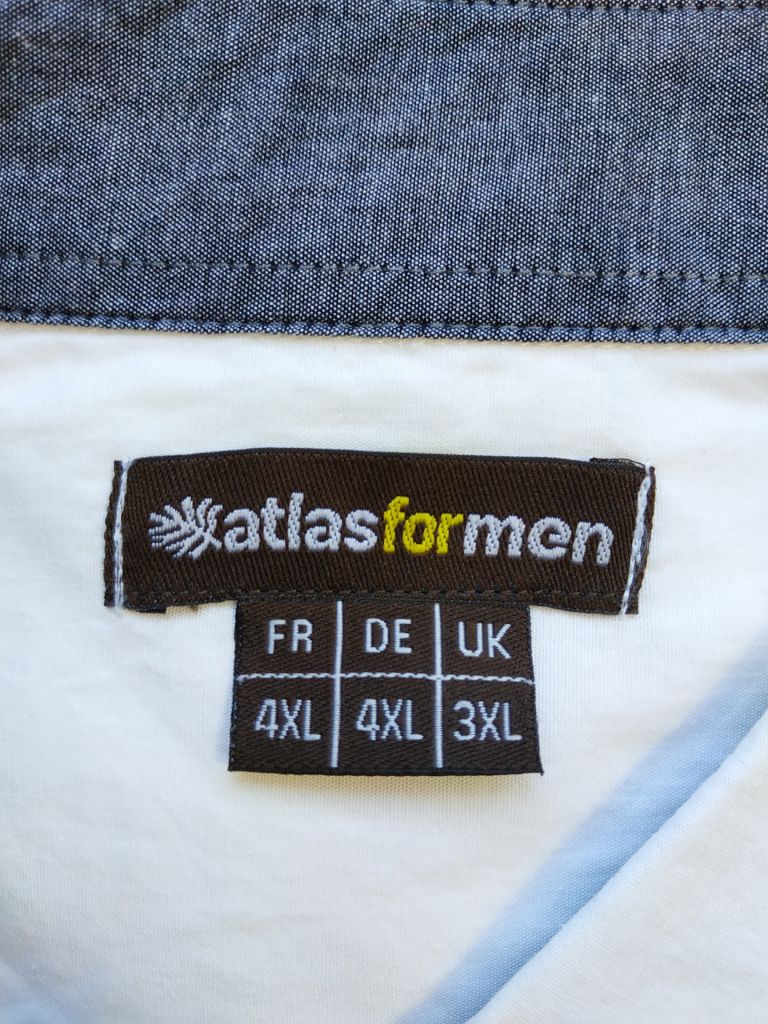 Шведка чоловіча біла ATLAS FOR MEN p-p 4XL - фото фото фото 7