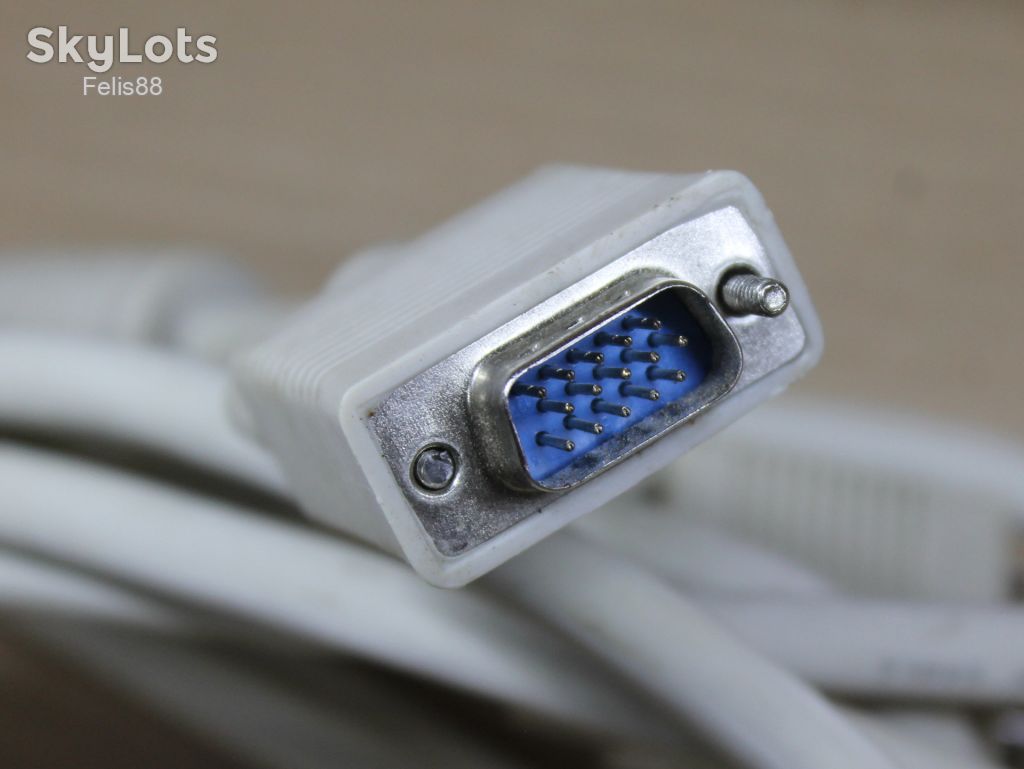 Кабель мультимедийный VGA to VGA - 3 метра - ферритовые кольца - фото фото фото 1