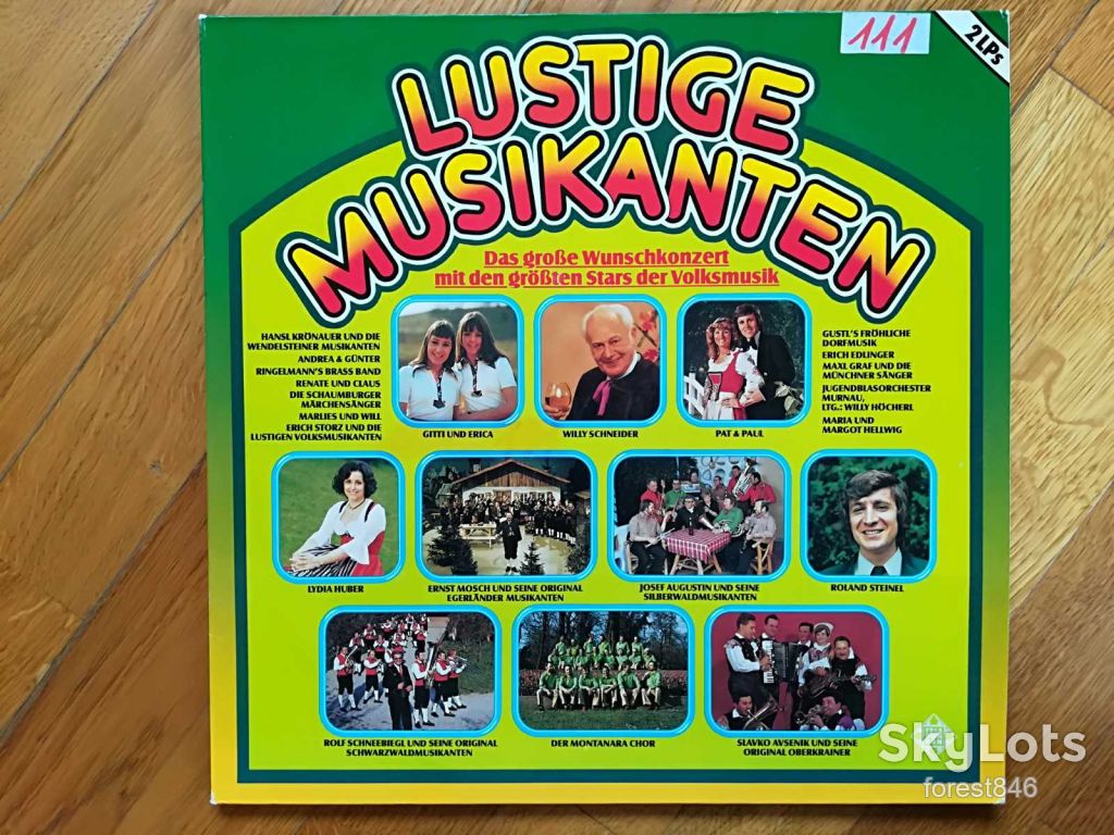 Lustige Musikanten  (лам. конв.)-2 LPs-Ex.-Германия - фото фото фото 0