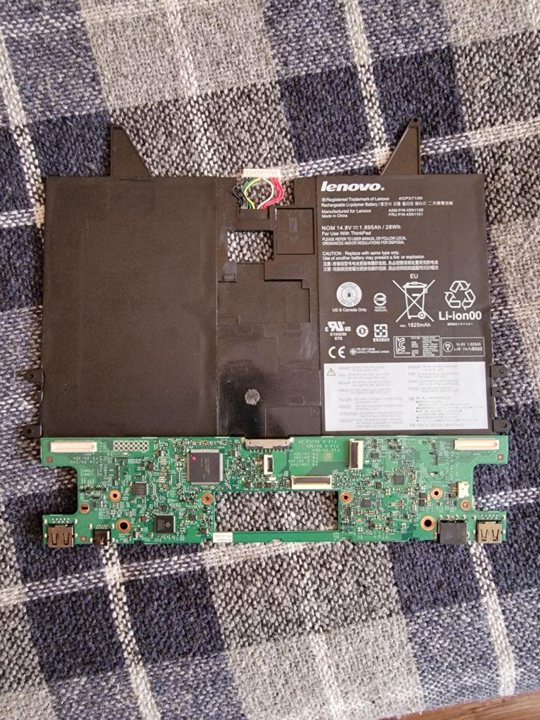 Lenovo thinkpad Helix плата докстанции и батарея - фото фото фото 0