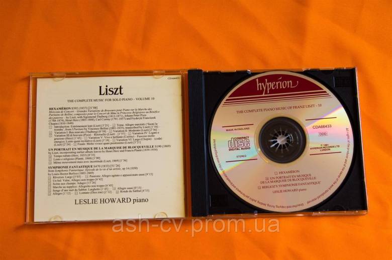 Музичний диск CD. LISZT - фото фото фото 5