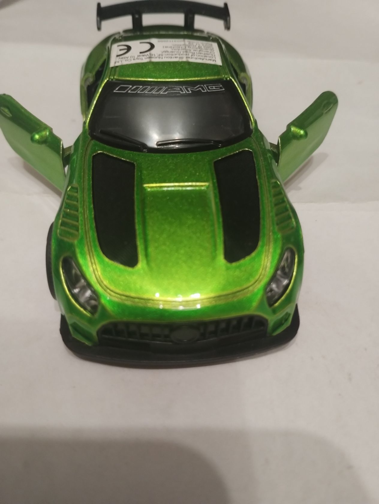 Іграшкова металева машинка, колекційна,модель спорткар Mercedes-AMG GT    (зеленого цвета)    , розмір 1/36 - фото фото фото 5