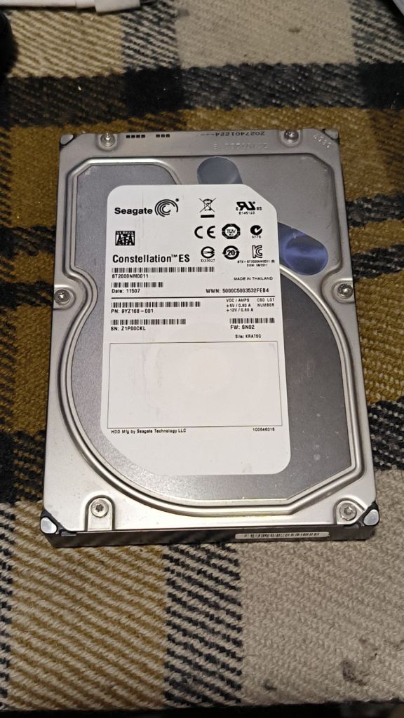 Жорсткий диск Seagate Constellation ES 7200об/хв ST2000NM0011 2TB №3 - фото фото фото 0