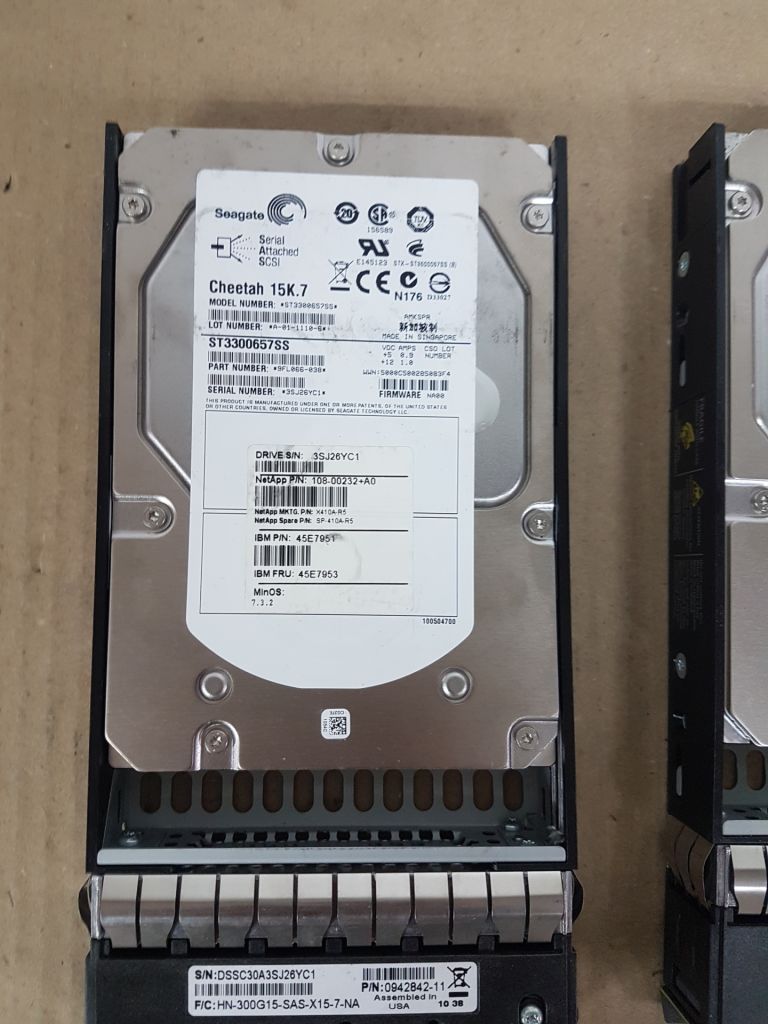 Диски HDD 3.5" SAS 300gb ST3300657SS, 6шт одним лотом,  від 1грн      (№033) - фото фото фото 1